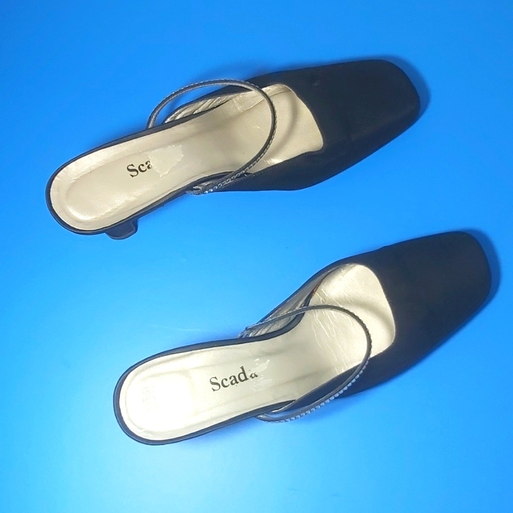 SECADA SIZE 8 BLACK MADE IN SPAIN WOMANS  SHOES